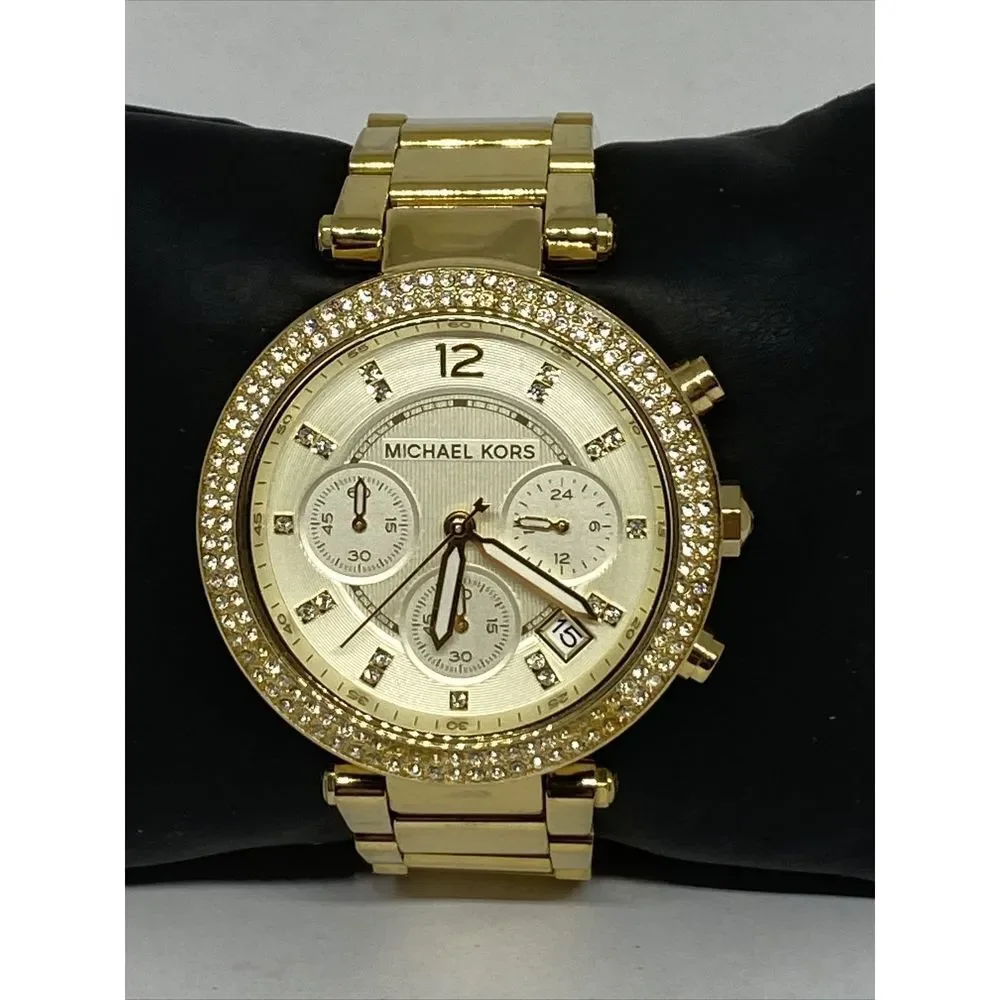 Michael Kors Parker MK5354 Womens Stainless Steel Analog Dial Quartz Watch WO13
